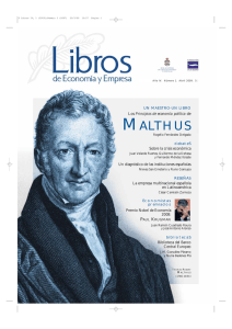 malthus - Libros de Economía y Empresa