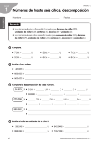 Refuerzo Unidad 1 - Aula Virtual Maristas Mediterránea