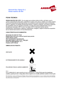 Gnocchi Eco- Spray Srl Grasa nautico de litio FICHA - Ambro-Sol