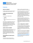 Rubella (Spanish) - Minnesota Department of Health