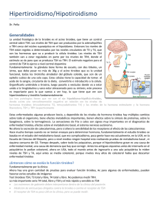 Hipertiroidismo/Hipotiroidismo - medicina