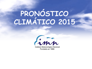 Pronostico Climatico 2015