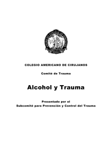 Alcohol y Trauma