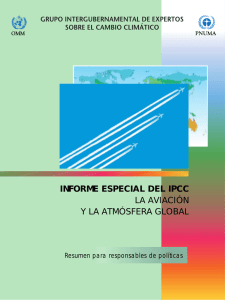 La aviación y la atmósfera global