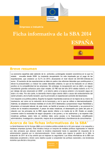ESPAÑA AUSTRIA Ficha informativa de la SBA 2014