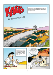 Comic con actividades escolares