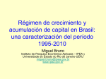 Régimen de crecimiento y acumulación de capital en Brasil: una