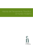 Historia del Pensamiento Filosófico: el mundo moderno