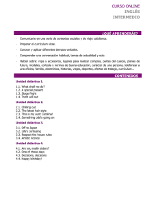 CURSO ONLINE INGL&Eacute;S INTERMEDIO