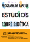 Programa de estudios sobre Bioética