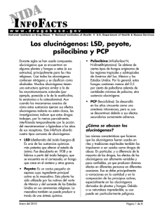 Los alucinógenos: LSD, Peyote, Psilocibina y PCP| NIDA