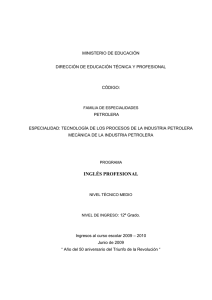 Inglés Profesional. Analítico - CubaEduca