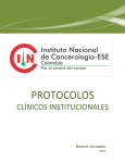 protocolos - Instituto Nacional de Cancerologia