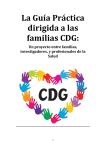 Guía práctica para familias con CDG