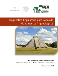 Diagnóstico Regulatorio para Zonas de Monumentos