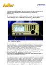 VATÍMETRO PARA MEDIDA DE LAS CARACTERÍSTICAS