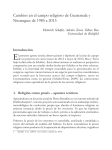 Cambios en el campo religioso de Guatemala y