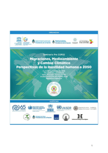 Migraciones, Medioambiente y Cambio Climático