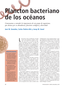 Plancton bacteriano de los océanos - ICM-CSIC