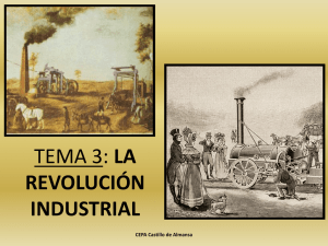 Revolución Industrial - CEPA Castillo de Almansa