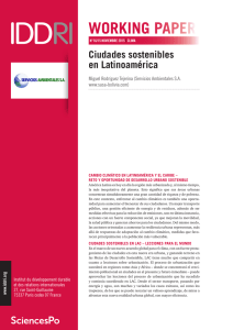 Ciudades sostenibles en Latinoamérica