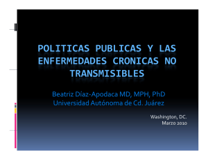 politicas publicas y las enfermedades cronicas no transmisibles