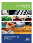 oxzinal 802 - Zinc Nacional