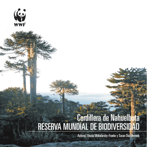 Cordillera de Nahuelbuta RESERVA MUNDIAL DE