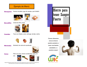Hierro para tener Sangre Fuerte