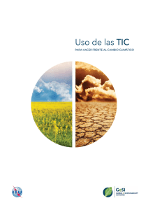 Uso de las TIC para hacer frente al cambio clim&aacute;tico