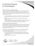 La Nutrición Durante la Quimioterapia