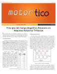Principio del Campo Magnetico Rotatorio en Maquinas