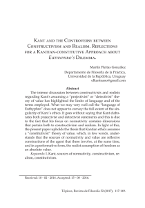 Kant and the Controversy between Constructivism and Realism