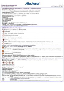 Ficha de datos de seguridad