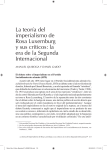 La teoría del imperialismo de Rosa Luxemburg y sus críticos