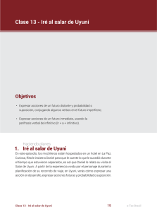 Clase 13 - Iré al salar de Uyuni