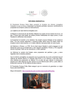 REFORMA ENERGÉTICA El Presidente Enrique Peña Nieto