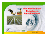 Red Nacional de Estaciones Agroclimáticas Red Nacional