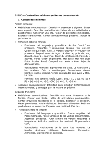 2&ordm;ESO &ndash; Contenidos m&iacute;nimos y criterios de evaluaci&oacute;n 1