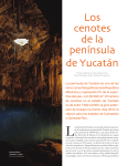Los cenotes de la península de Yucatán