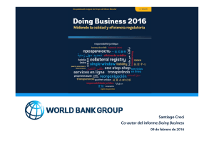 Informe Doing Business para Africa 2016