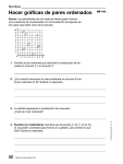 Hacer gráficas de pares ordenados