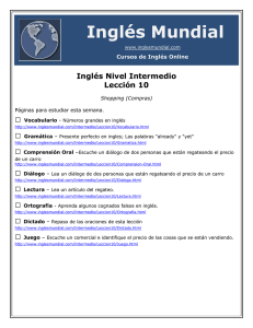 Gram&aacute;tica - Ingl&eacute;s Mundial