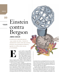 Einstein contra Bergson
