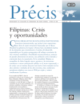 Filipinas: Crisis y oportunidades