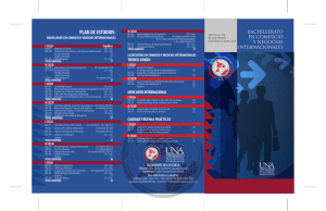 plan de estudios - Prematr&iacute;cula Escuela de Relaciones