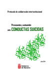 ante CONDUCTAS SUICIDAS