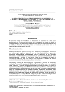 la obra arquitect&oacute;nica p&uacute;blica como hito en el proceso d