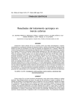 Resultados del tratamiento quirúrgico en inercia colónica. Dr