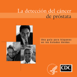 La detección del cáncerde próstata: Una guía para hispanos en los